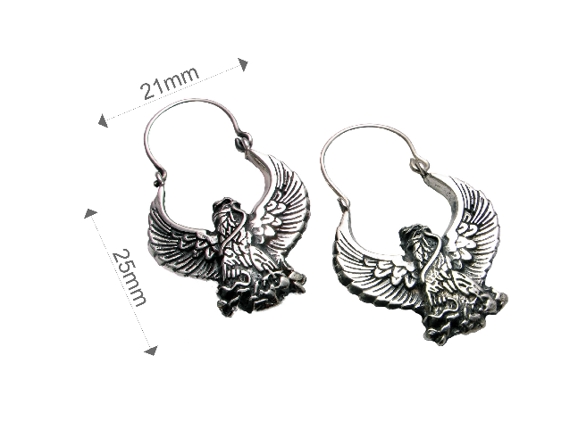 Eagle shaped earrings